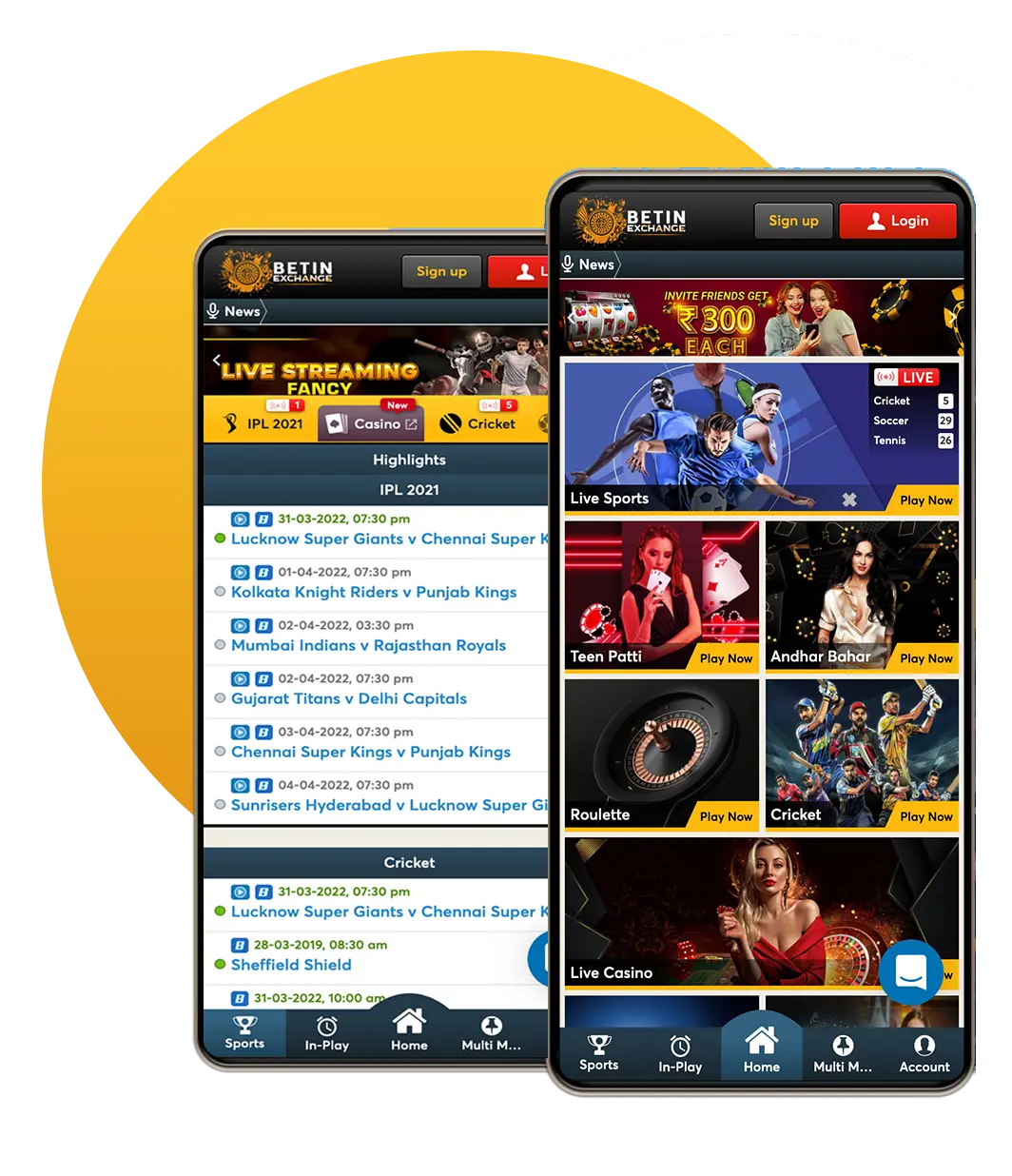 Betinexchange app download